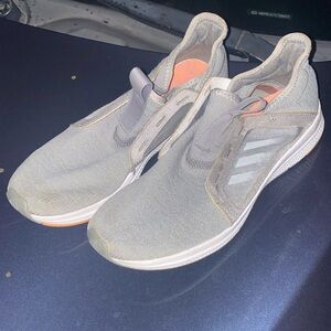 Adidas Edge Lux Women Size 9 Gray Athletic Shoes Lace Up Sneakers Low Top.